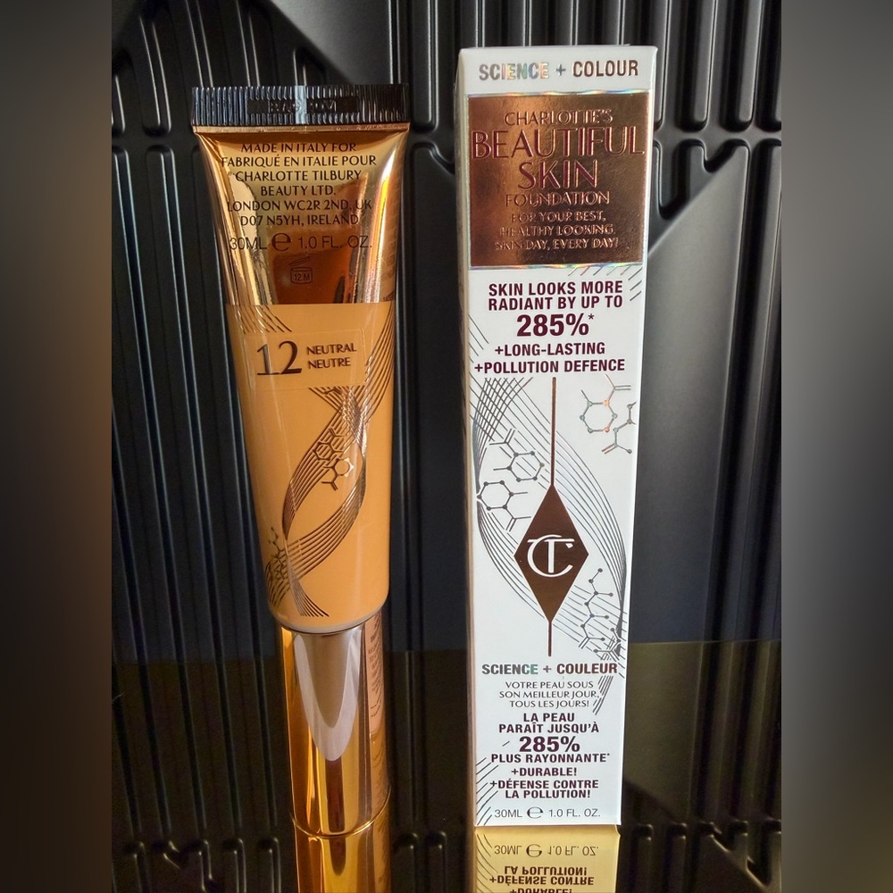 Charlotte Tilbury Beautiful Skin Foundation - Shade 12 Neutral BNIB